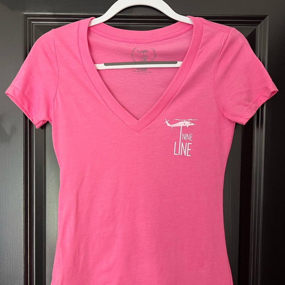 Nine Line Apparel Pink Tshirt Size Small